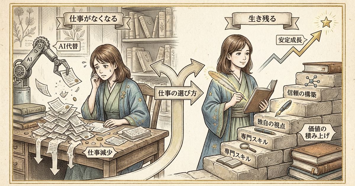 仕事がなくなるライターと生き残るライターの決定的な違い