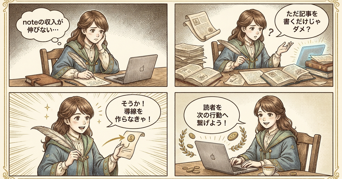 まとめ: note収益化は導線の有無で決まる