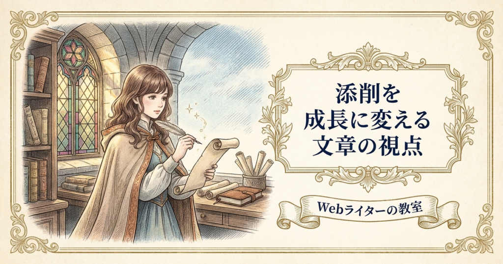 添削の解説イメージ
