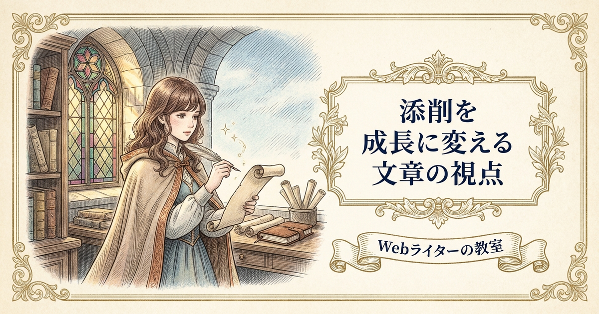 添削の解説イメージ