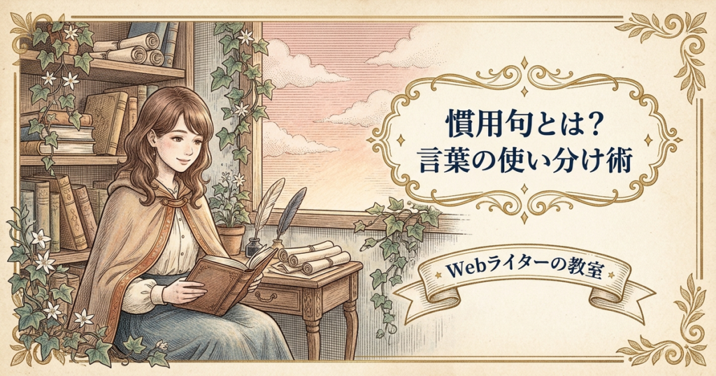 慣用句とはの解説イメージ