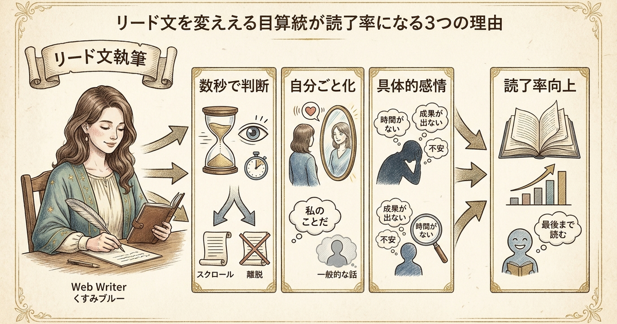 リード文を変えると読了率が驚くほど変わる3つの理由