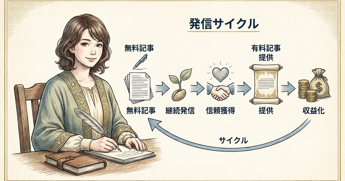 収益につながる発信サイクルの作り方