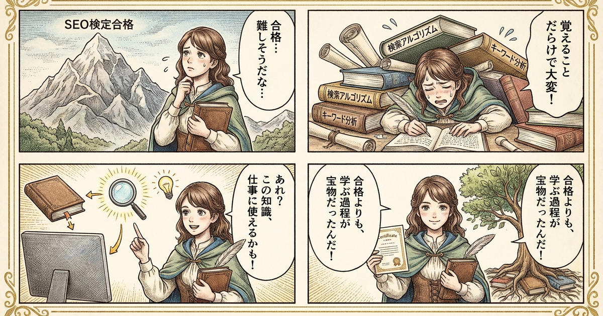 まとめ│SEO検定の価値は合格そのものではなく学習プロセスにある
