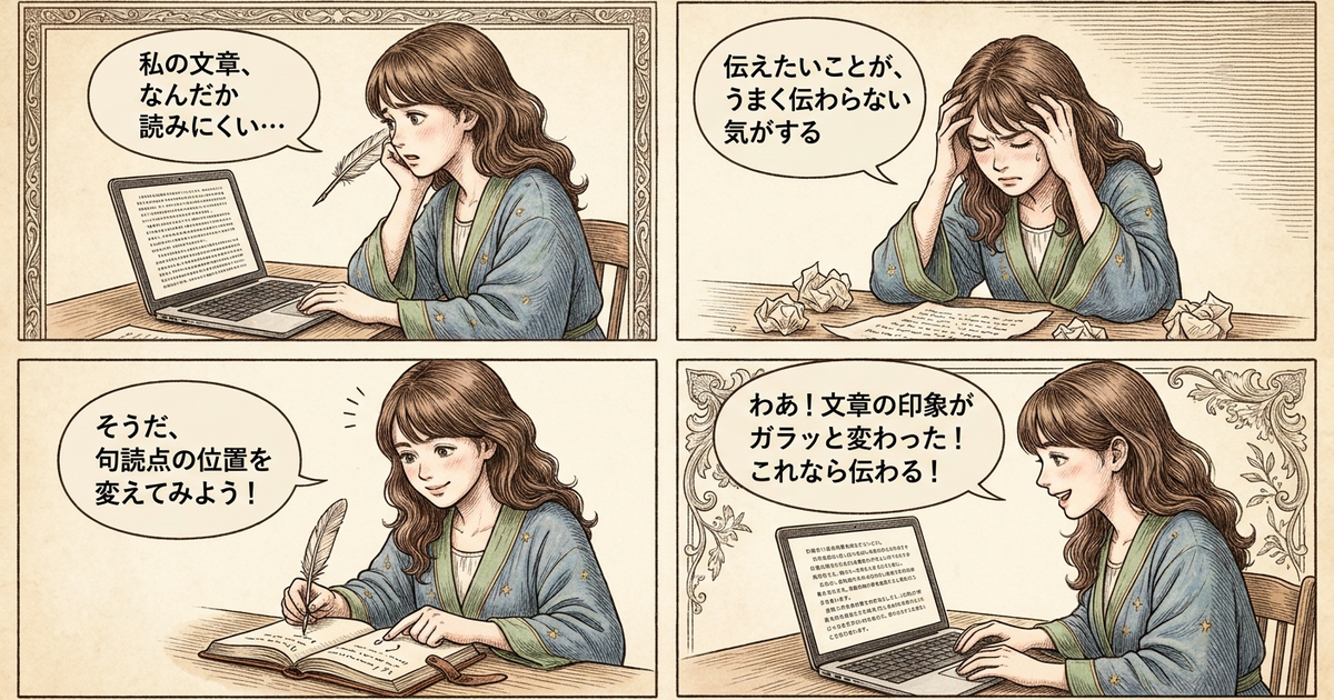 まとめ：句読点の使い方を見直すと文章の印象が変わる