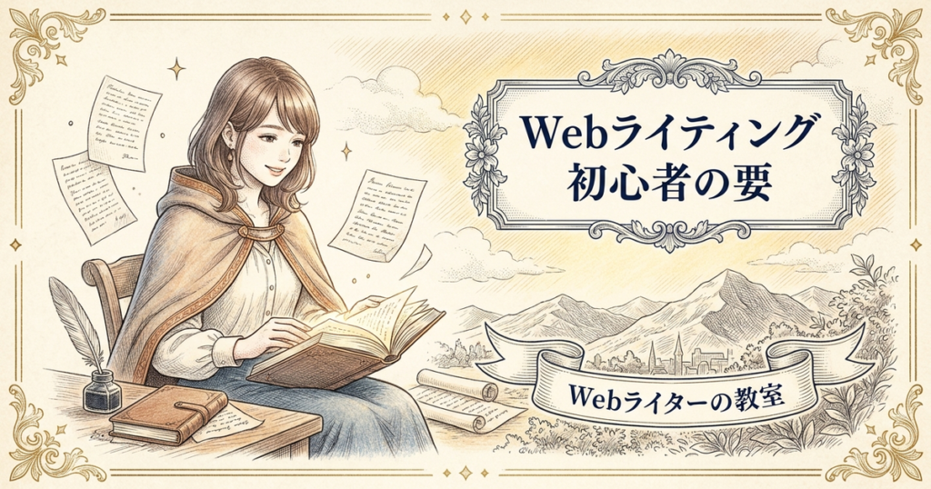 webライティング 初心者の解説イメージ