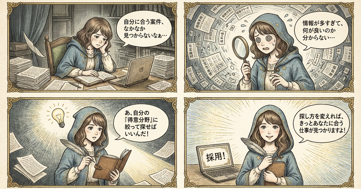 まとめ：探し方を間違えなければ、自分に合った案件は見つかる