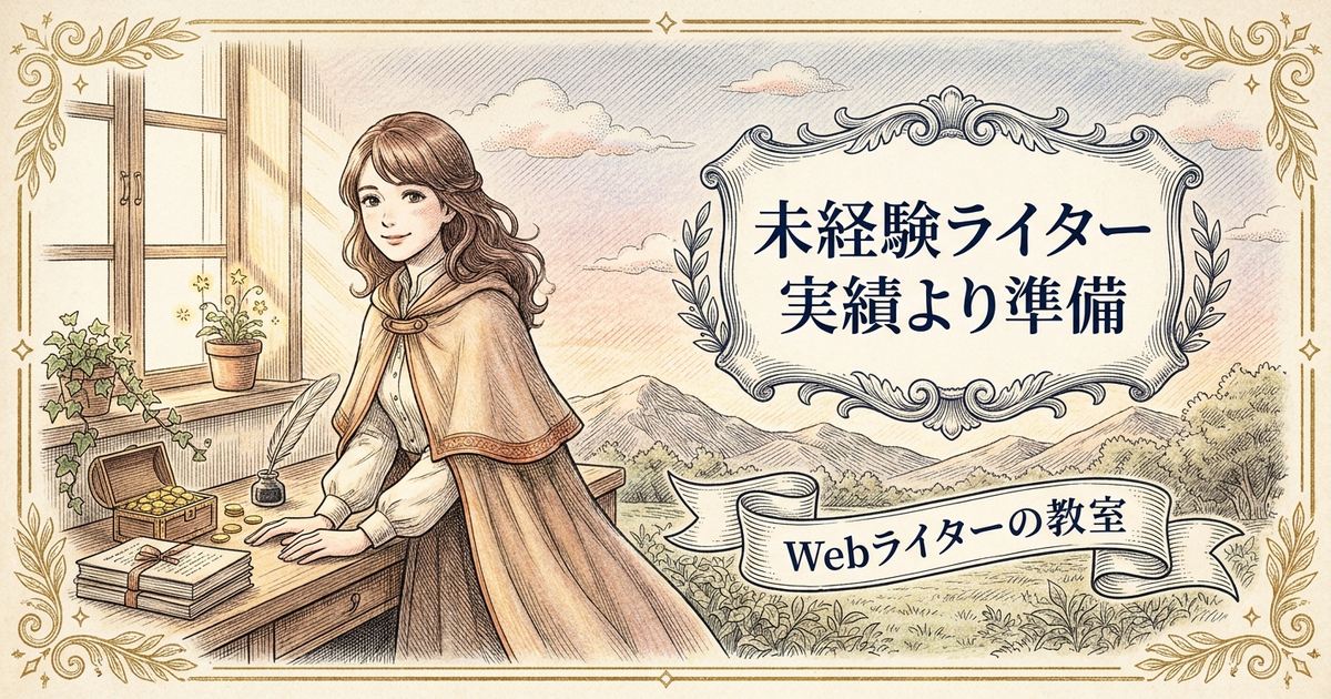 副業 ライター 未経験の解説イメージ