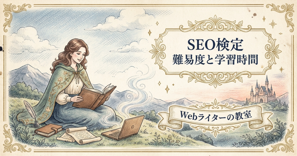 seo検定 難易度の解説イメージ