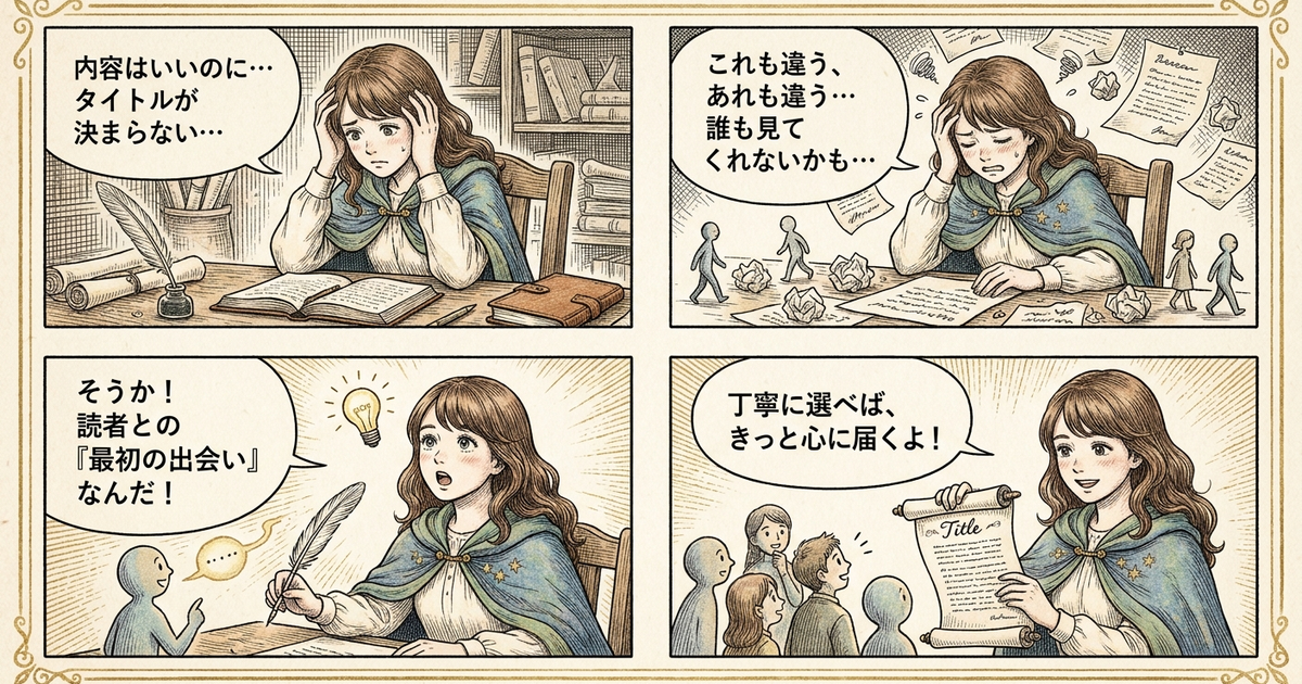 まとめ:タイトルは読者との最初の接点、丁寧に選ぶ価値がある