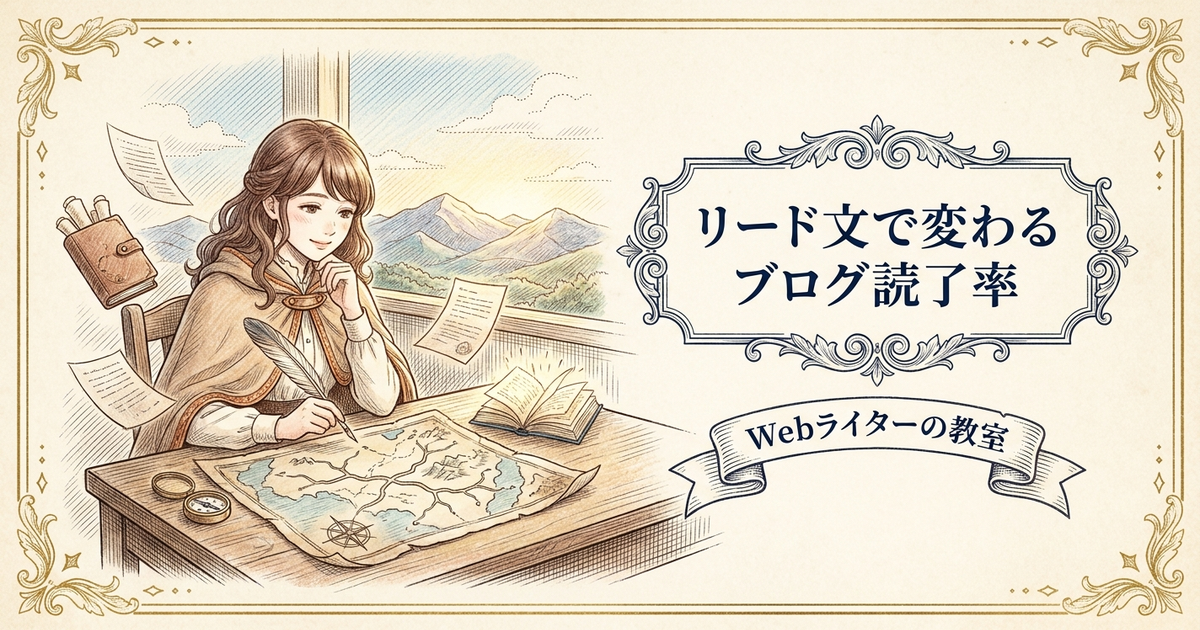 ブログ リード文の解説イメージ