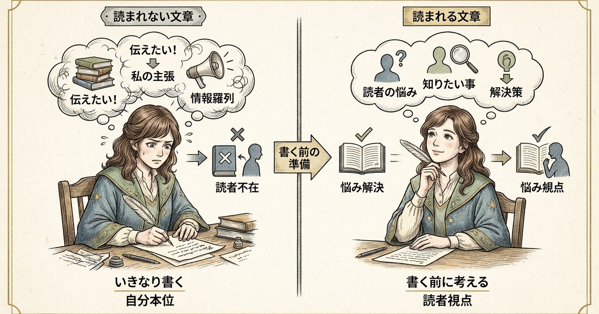 ライティング初心者が気づいていない、読まれる文章とそうでない文章の決定的な差