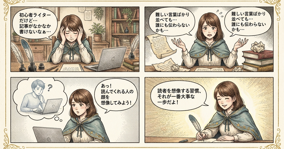 まとめ:ライティング初心者が最初に身につけるべきは、読者を想像する習慣