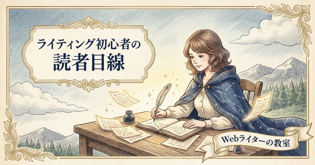 ライティング 初心者の解説イメージ