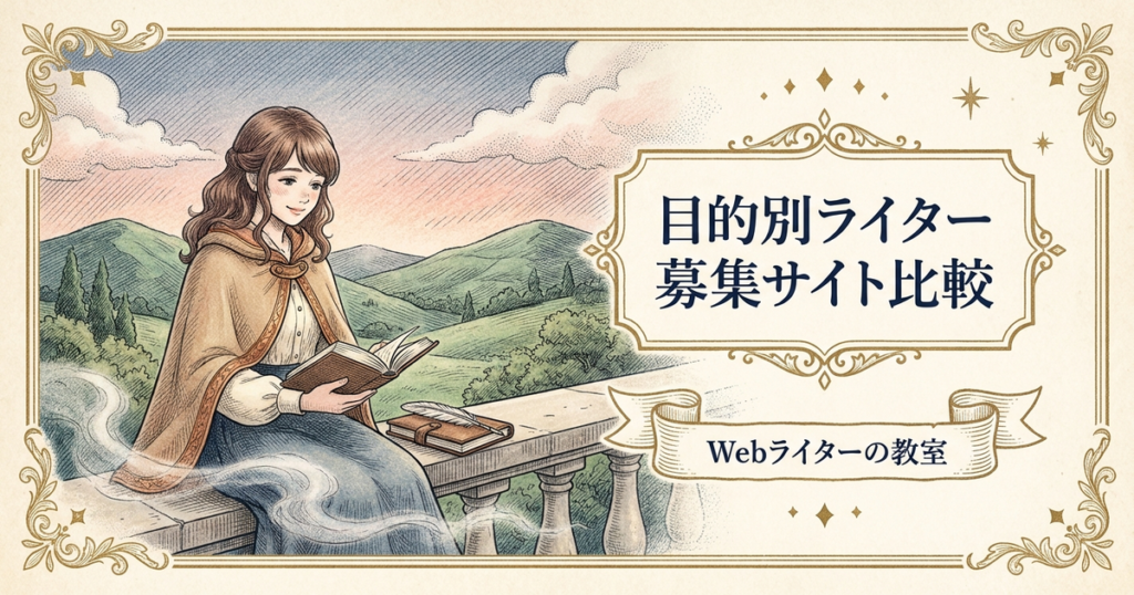 クラウドソーシング ライターの解説イメージ