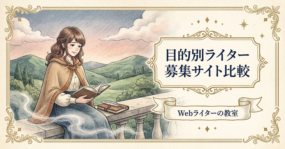 クラウドソーシング ライターの解説イメージ