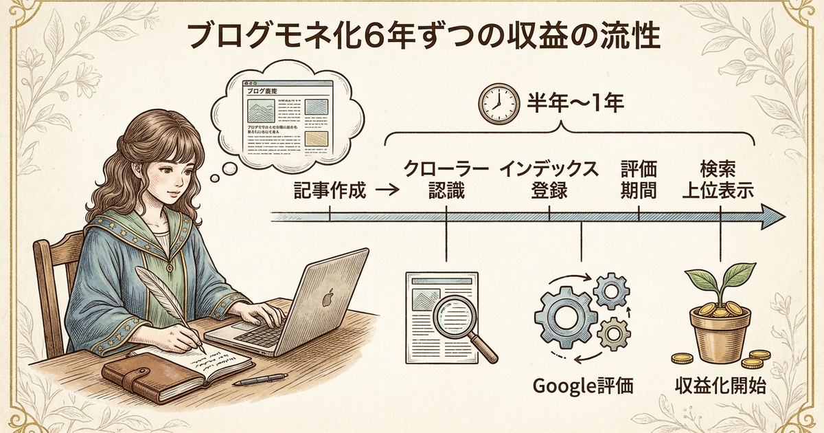 ブログ収益化の期間、半年〜1年が一般的とされる裏側で起きていること