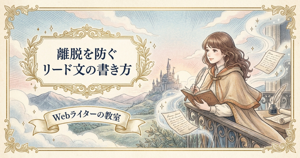 ブログ リード文 書き方の解説イメージ
