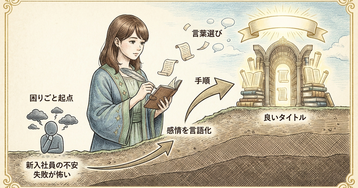 企画タイトルの例を作る前に押さえておく「刺さる言葉」の見つけ方