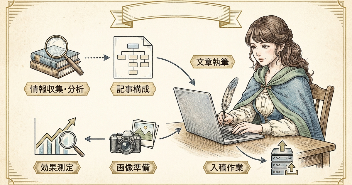 Webライターの仕事内容は、記事執筆だけでは終わらない