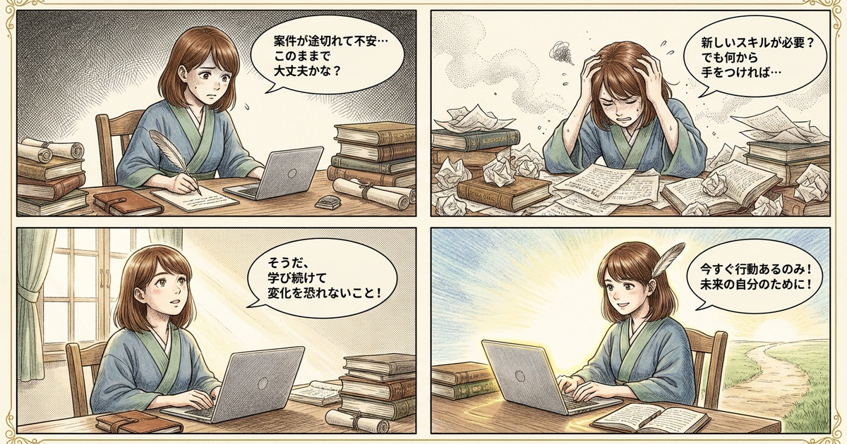 Webライターとして稼ぎ続けるために、今すぐ動き出そう