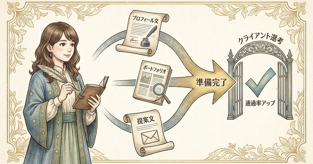 案件に応募する前に「選ばれる準備」を整えておく