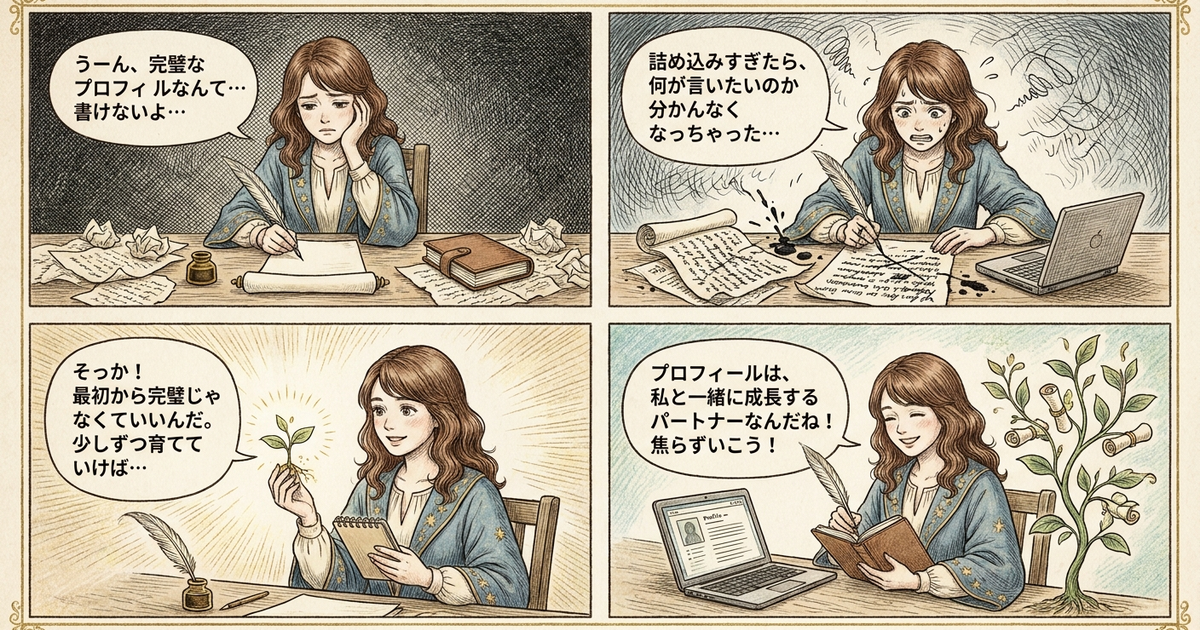 まとめ:プロフィールは育てるもの、一度で完成させようとしない
