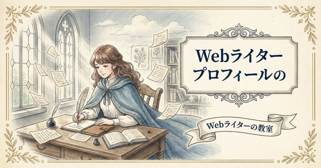 Webライターのプロフィールの書き方は？受注率を上げる例文付きの解説イメージ