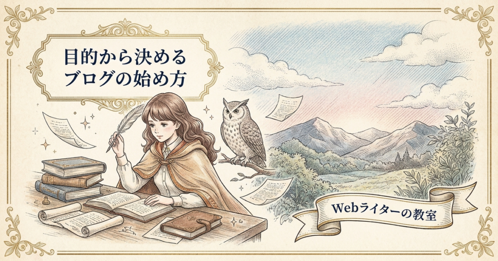 初心者向けブログの始め方、作り方から運営までの全手順の解説イメージ