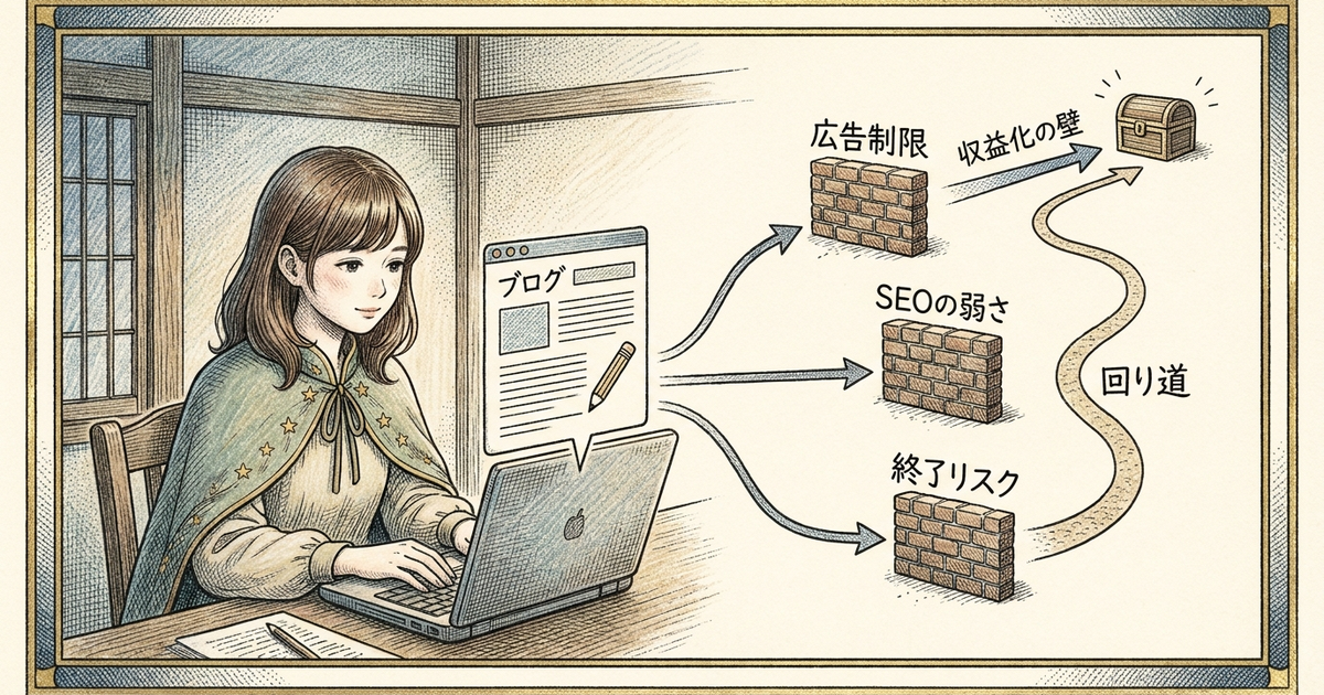 無料ブログで収益化する現実と、最初に見落としている壁