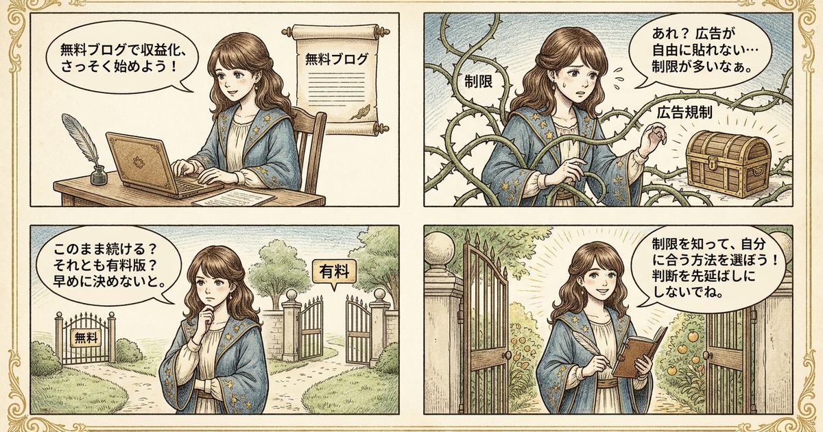 まとめ:無料ブログで収益化する前に、制限を知って判断を先延ばしにしないこと