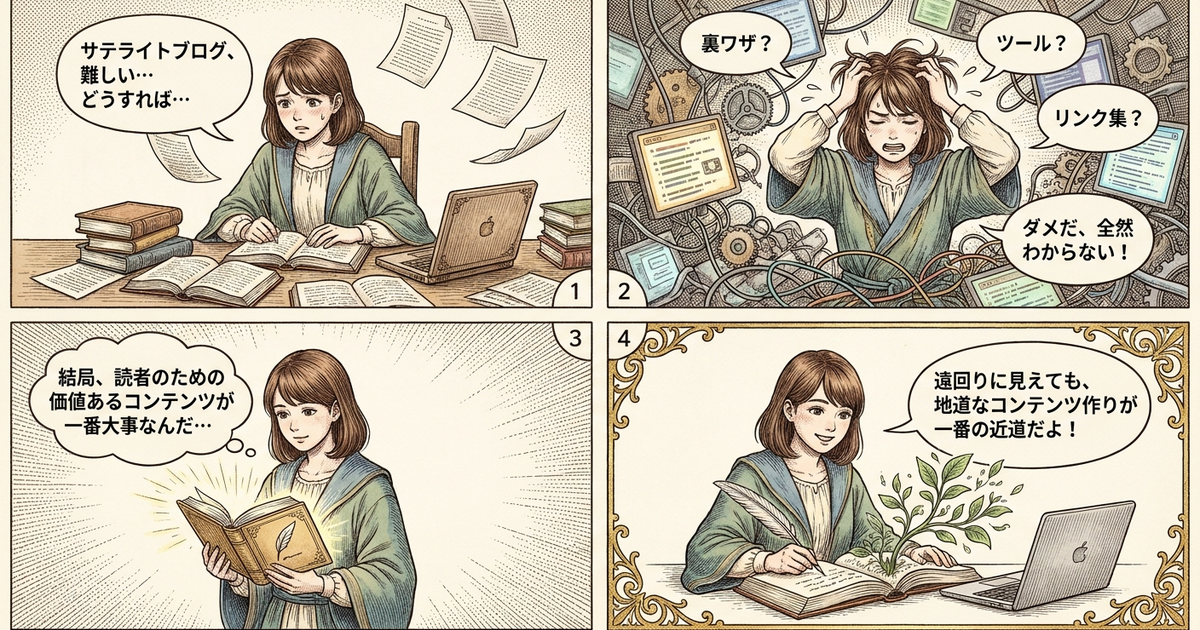 まとめ:サテライトブログの作り方、結局これが一番大事だった