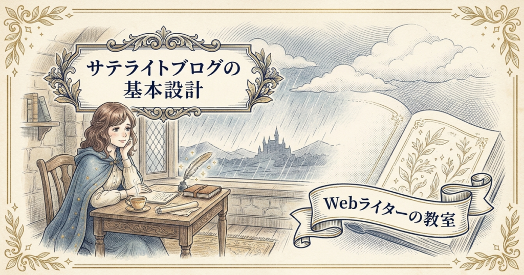サテライトブログの作り方、SEOで失敗しない使い方と注意点の解説イメージ