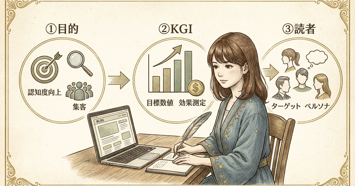 企業ブログの作り方で最初に決めるべき3つの設計項目
