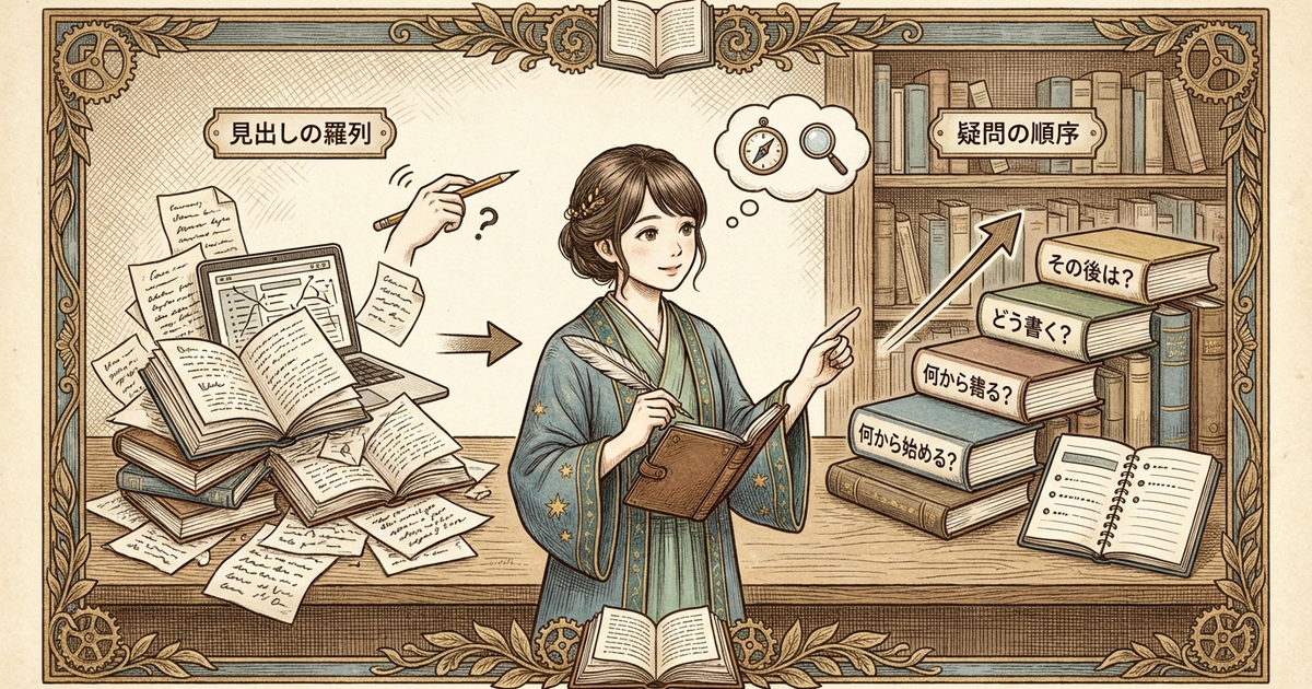 ブログ記事の書き方で成果が出ない人が見落としている、構成と本文の役割の違い