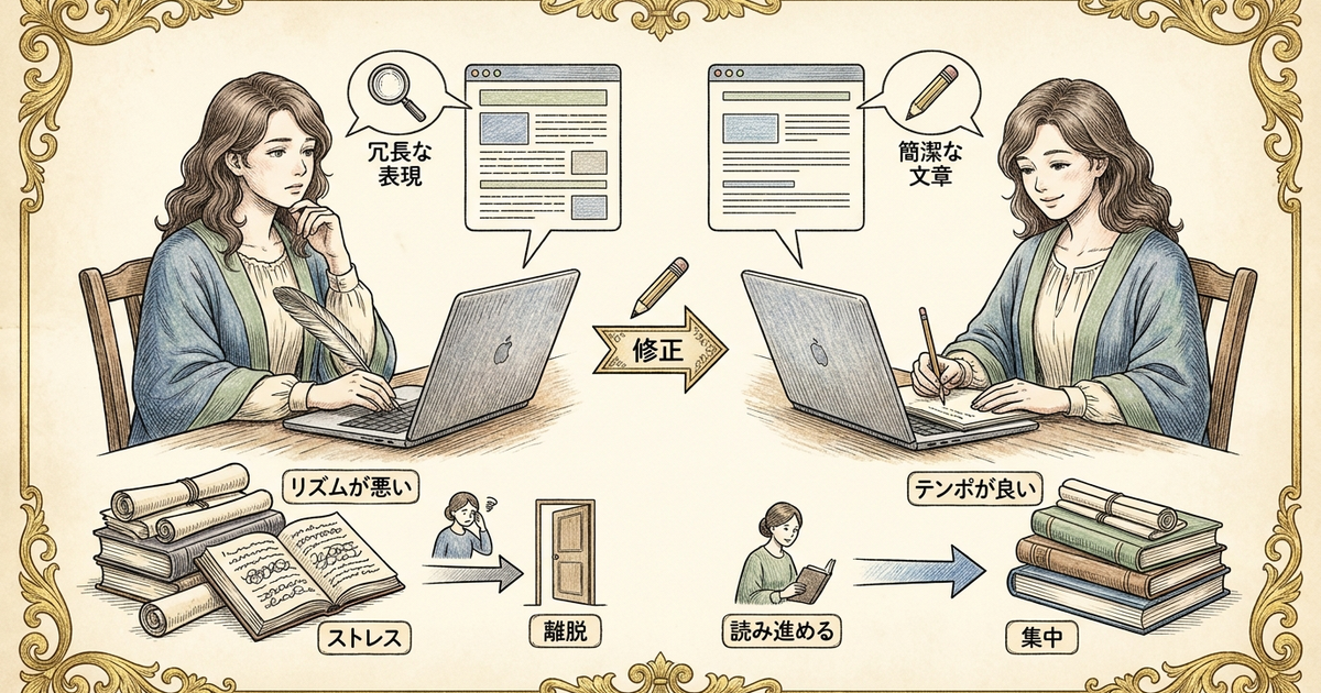 冗長表現の直し方で変わる、ブログの読者反応の違い