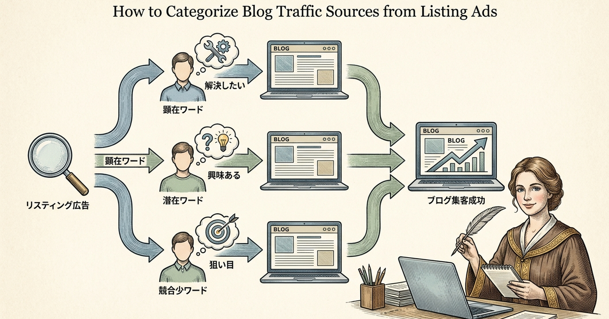 リスティング広告でブログ集客する方法を種類別に整理