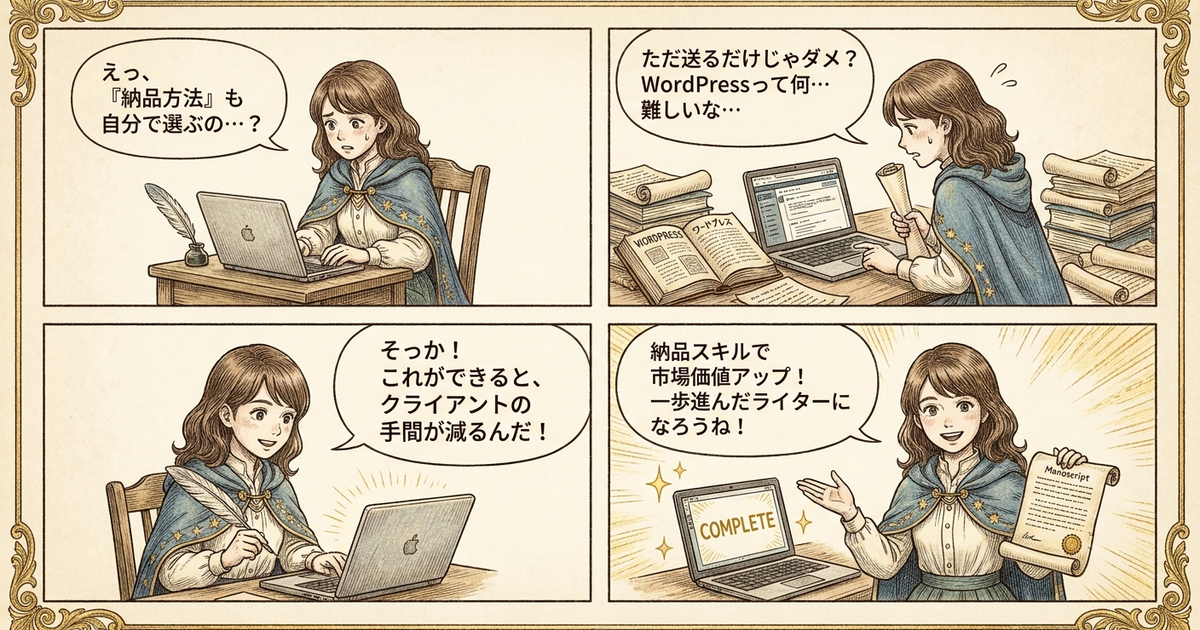 まとめ：納品方法の選択が、Webライターとしての市場価値を左右する