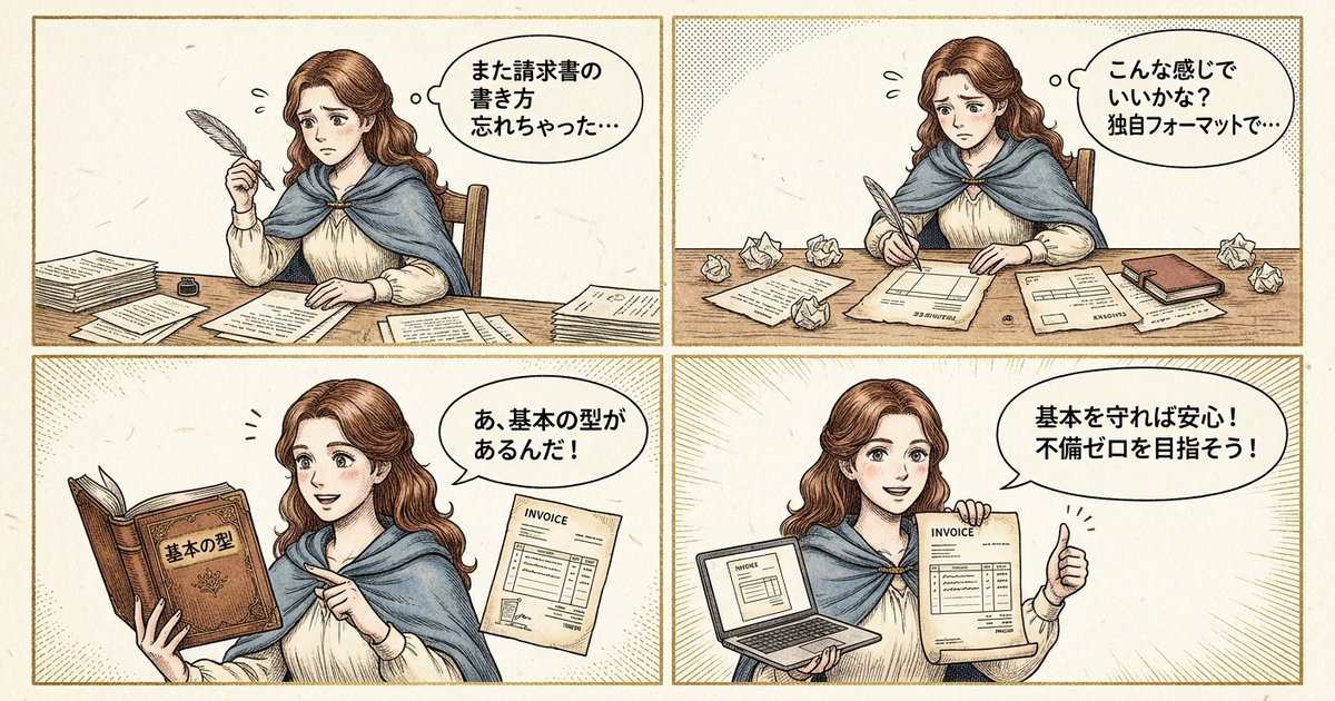まとめ：請求書の不備をなくすには基本の型を守り続けることが一番