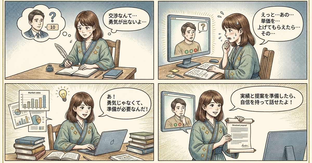 まとめ：単価交渉は勇気ではなく、準備で決まる