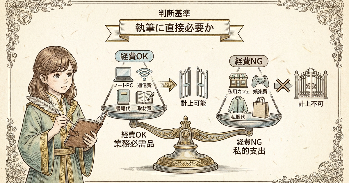 Webライターが経費として計上できる範囲を見極めていく