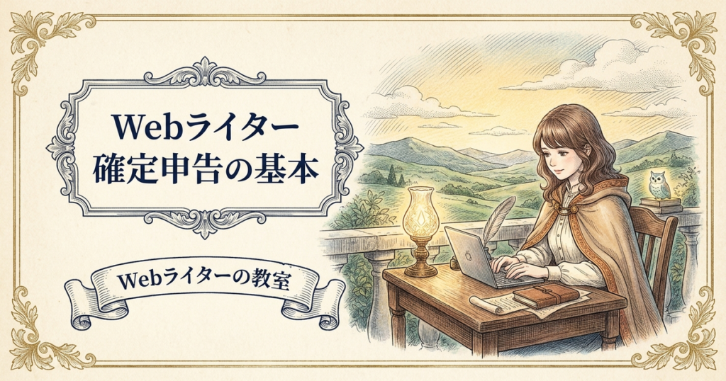 Webライターの確定申告は必要？経費・源泉徴収・雑所得を解説の解説イメージ