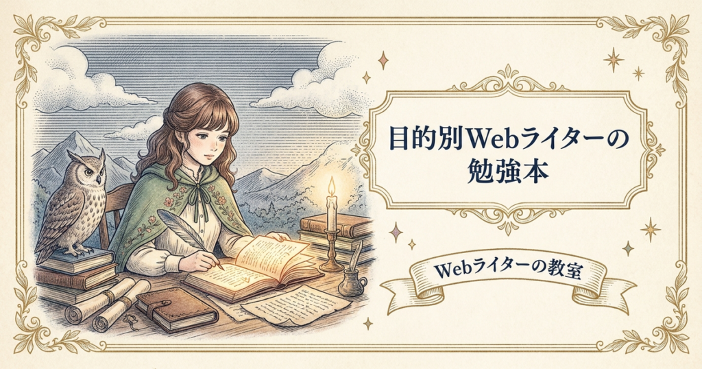 Webライターにおすすめの本は？初心者が最初に読むべき勉強本の解説イメージ