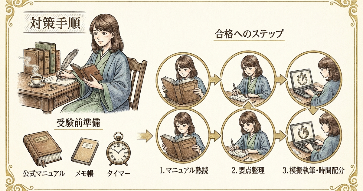 Webライター検定3級に合格するための対策手順
