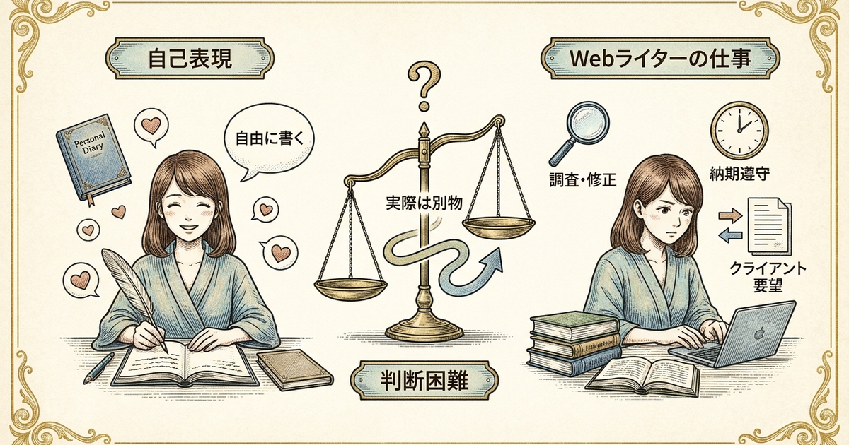 Webライターに向いてる人と向いてない人の判断が難しい理由と判定基準