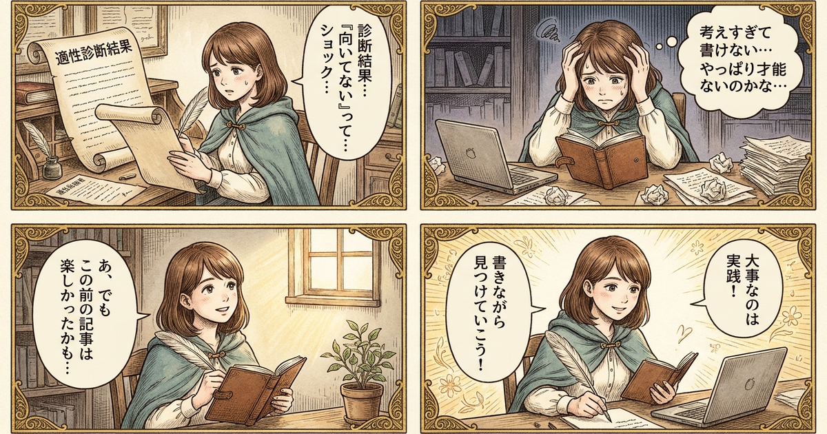 まとめ:適性診断は参考程度にして実践で判断していく