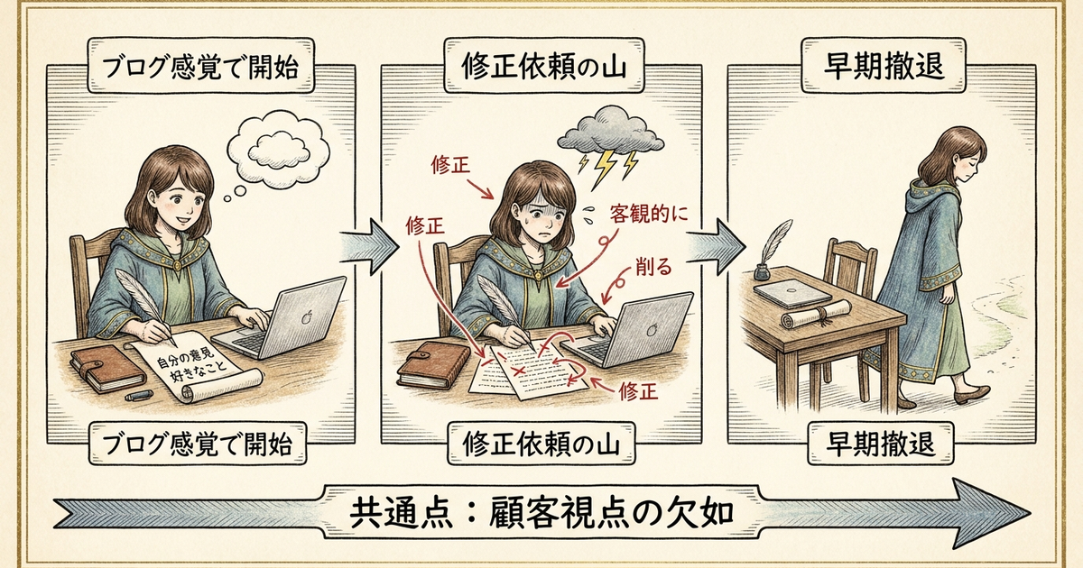 向いていない人が早期撤退する典型パターンから見えてくる共通点