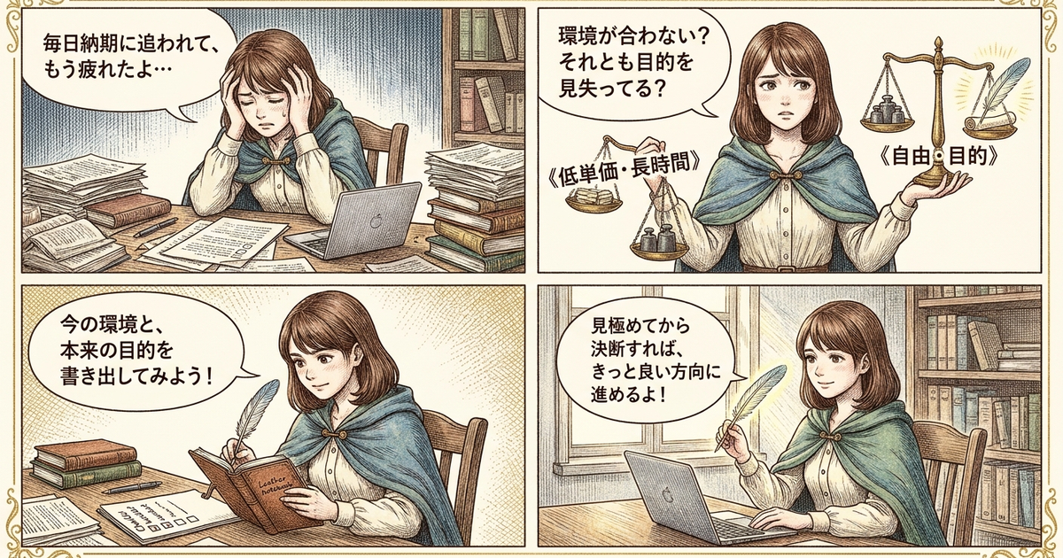 まとめ:Webライターをやめるかどうかは、環境と目的を見極めてから決める