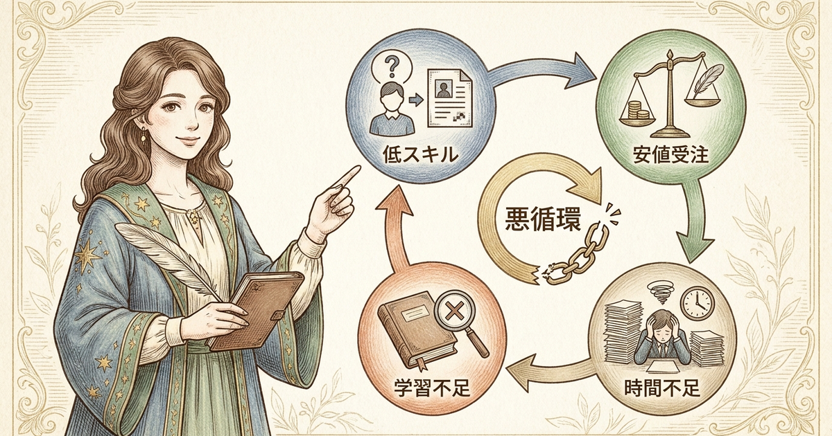 稼げないWebライターがやりがちな5つの行動パターン