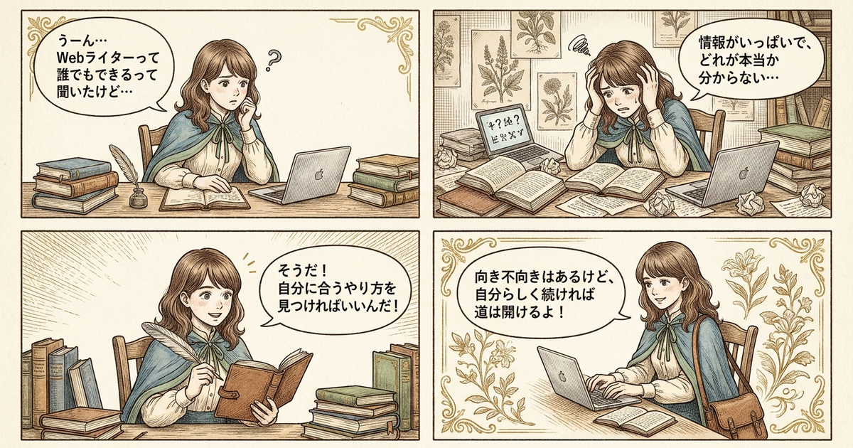 まとめ:Webライターは誰でも始められる、でも向き不向きは確実にある